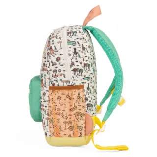 cartable-ecole-enfants-beige-imprime-format-rond-hello-hossy