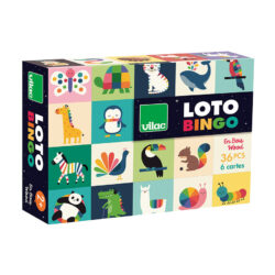 Loto en bois - Animaux arc-en-ciel - Andy Westface - Vilac 7422