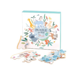 Puzzle en bois - Autour du monde - Sarah Betz - Vilac 7102
