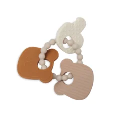 Porte-clés de dentition en caoutchouc - Teddy bear - Jollein