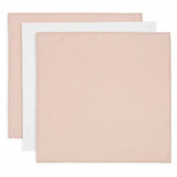 Lot de 3 langes en gaz de coton 70x70cm - Wild rose - Jollein