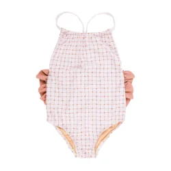 Maillot de bain anti-uv Eloïse - Organic squares - Taille au choix - Mrs Ertha