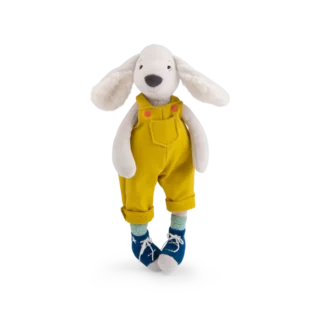 Peluche_Chien_Pilou_jaune_Puce_Pilou_Moulin_Roty