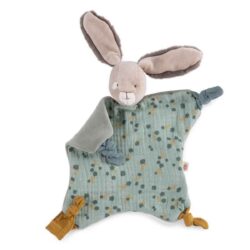 Doudou lapin sauge - Les trois petits lapins - Moulin Roty