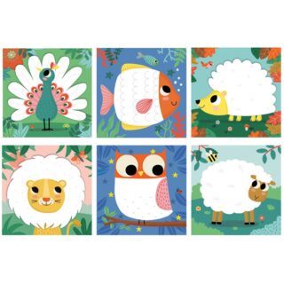 tableaux-faciles-peinture-au-doigt-animaux-colores (1)