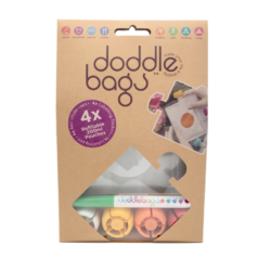 Lot de 4 gourdes réutilisables 200ml - Doddle bags