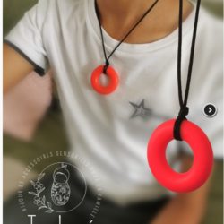 Collier pour enfant - rouge - TouLové