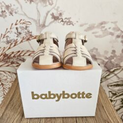 Sandales gaufrette - Beige - Pointure 19 - Babybotte