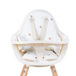 Coussin Pour Chaise Haute Evolu - Jersey - Coeurs - CHILDHOME