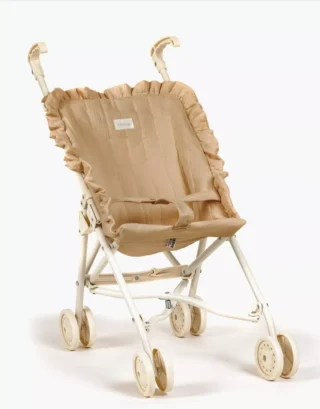 poussette-poupee-enfant-made-in-france-minikane-gordis-poussette-a-volants-gaze-de-coton-latte poussette-poupee-enfant-made-in-france-minikane-gordis-poussette-a-volants-gaze-de-coton-latte
