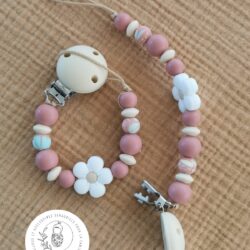 Attache tétine - Marguerite - Toulové