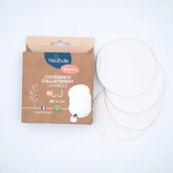 Lot de 4 coussinets d'allaitement lavables - Néobulle