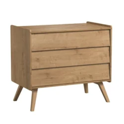 Commode 3 tiroirs en chêne - Vox