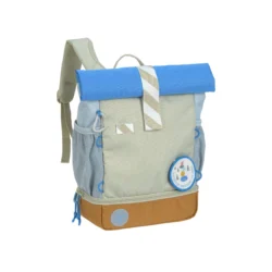 Sac à dos enfant Rolltop maternelle - Sunny Explorer - Vert bleu - Lässig