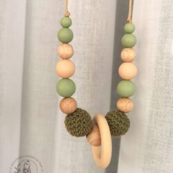 Collier de maternité - Matis kaki - TouLové