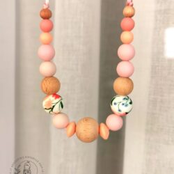 Collier de maternité - Théo rose clair - TouLové