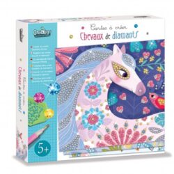 Cartes à créer - Chevaux de diamants - CréaLign'