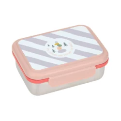 Boîte à goûter inox - Sunny Explorer - Rose - Lässig