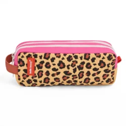 Trousse Scolaire Léopard #7 - double compartiment - hello hossy