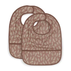 Bavoir Imperméable - 2 Unités - Chestnut - Jollein