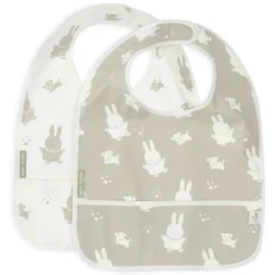 Bavoir Imperméable - 2 Unités - Miffy & Snuffy - Jollein