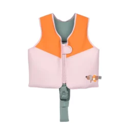 Gilet de natation - Taille au choix - Rose pâle, orange - Lässig