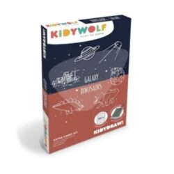 Cartes Kidydraw Mini - Galaxy/Dinosaures - Kidywolf