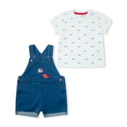 Ensemble salopette jean "Retro ride"  - 12 mois - Yatsi