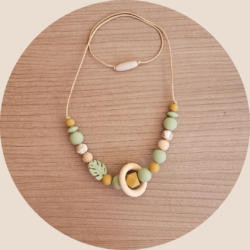 Collier de maternité - Alba vert - TouLové