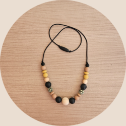 Collier de maternité - Adèle léopard - TouLové