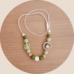 Collier de maternité - Jules vert - TouLové