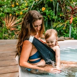 Aquabulle, porte-bébé d'appoint aquatique - Noir - Néobulle