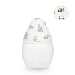 Le BibRond - Élhée - Eléphant - 150ml - Tétine débit lent (S)