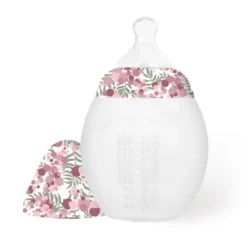 Biberon élhée 330ml débit moyen - Liberty Mimosa Field Pink - Elhée
