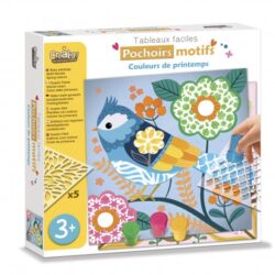 Pochoirs motifs couleurs du printemps - CréaLign'