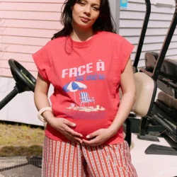 T-shirt Allaitant - "Face à la mère" - Tajinebanane