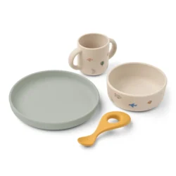 Ensemble de vaisselle en silicone - Flying / Sandy - Liewood