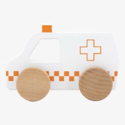 Petite Voiture Ambulance en Bois Tryco