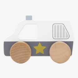 Petite Voiture de Police en Bois - Tryco