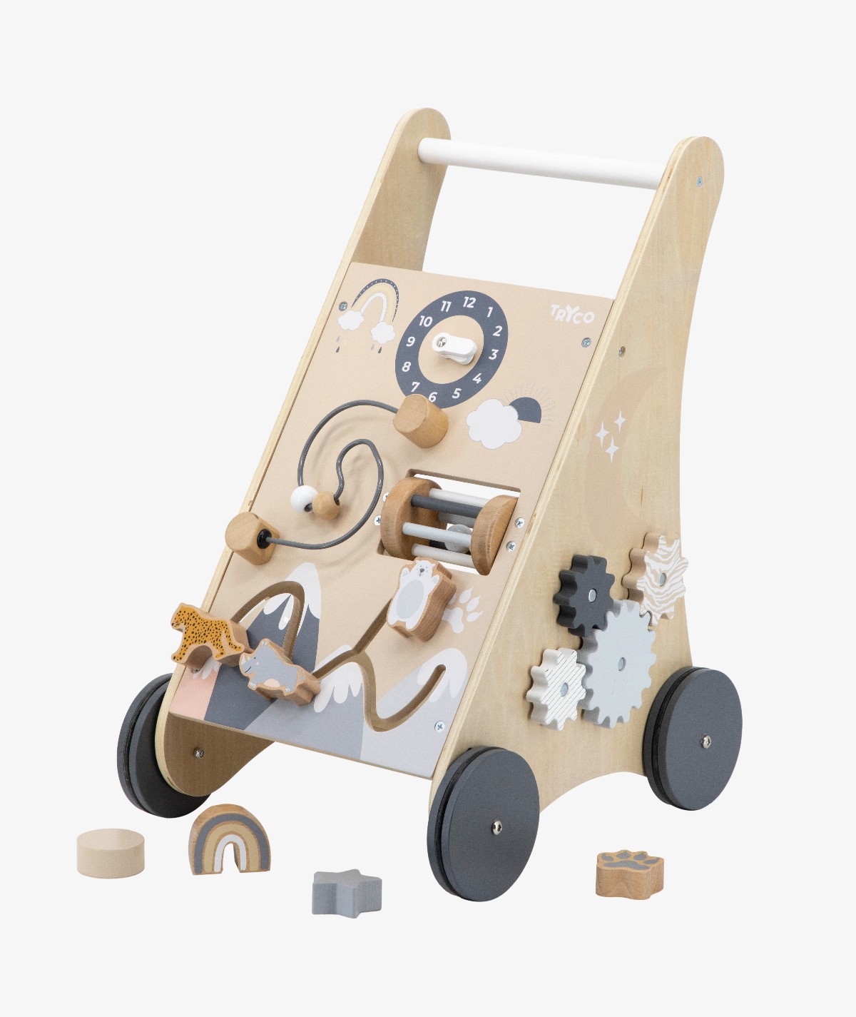 Chariot de marche en bois - Tryco